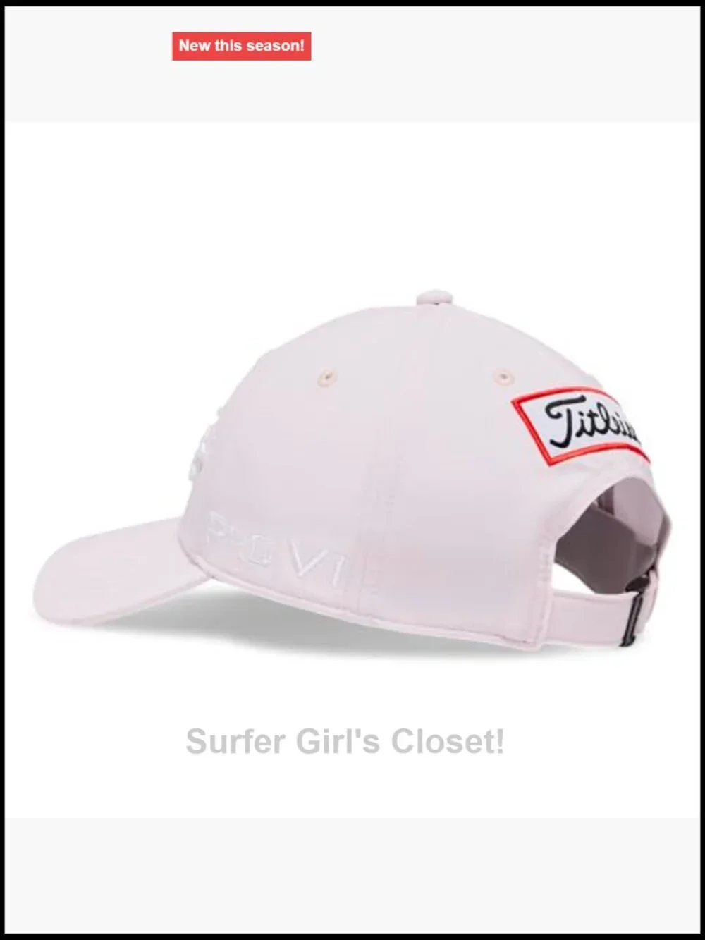 4-Way Stretch Performance Golf Hat with UPF 50+ Moisture Wicking